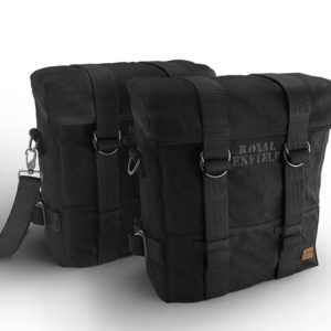 Black Military Panniers