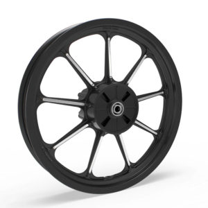 Black Rear Alloy Wheel-Dual