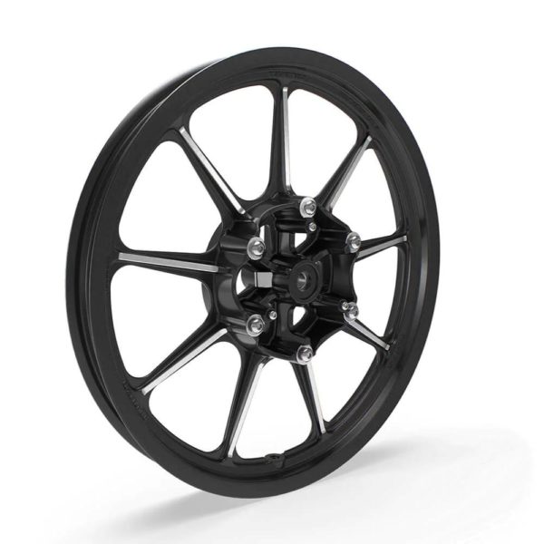 Black Front Alloy Wheel-Single