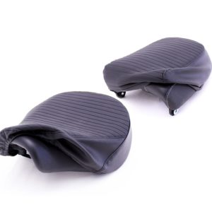 Black Pleated Seat Cover