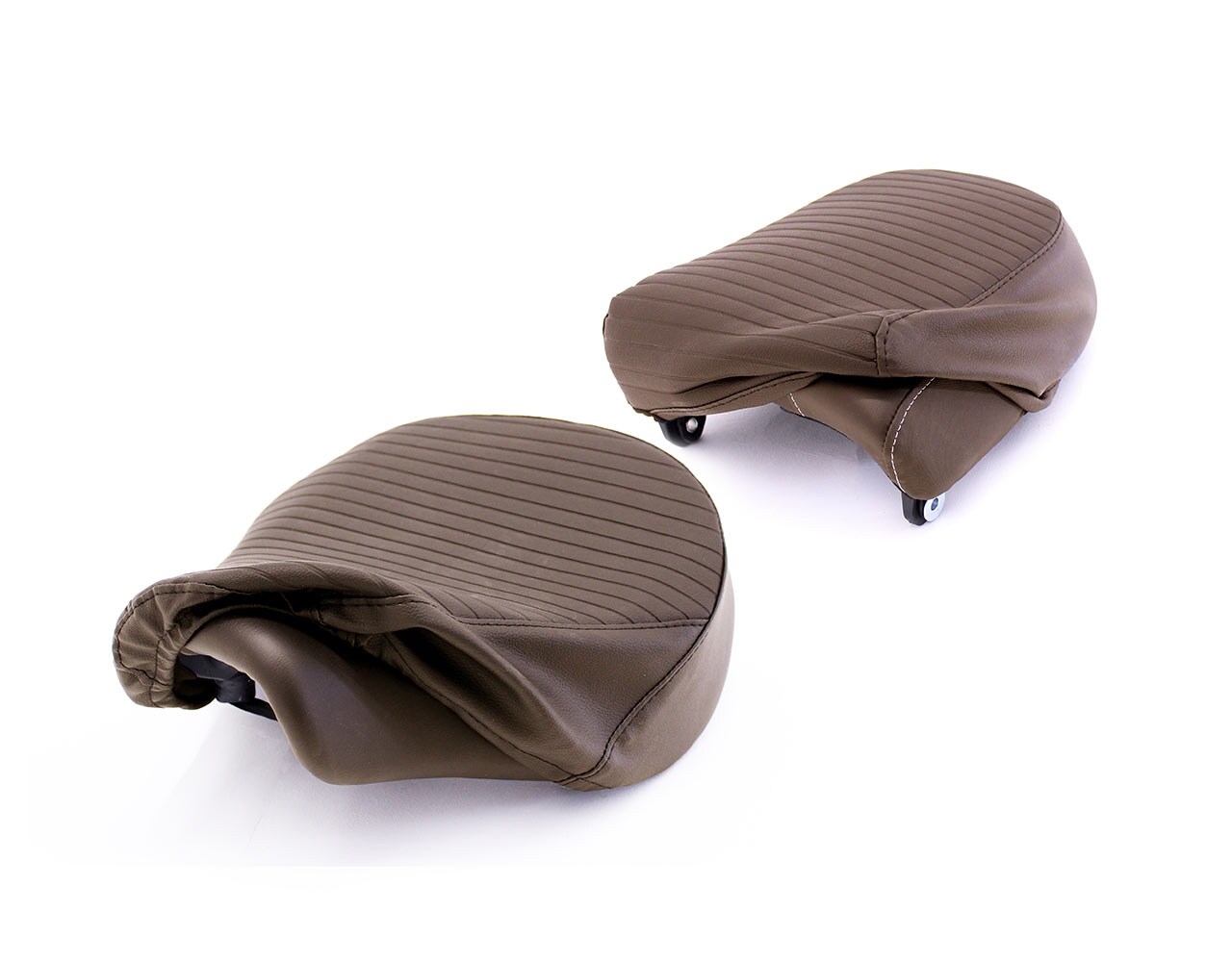 Brown Rexine Waterproof Bullet Seat Cover